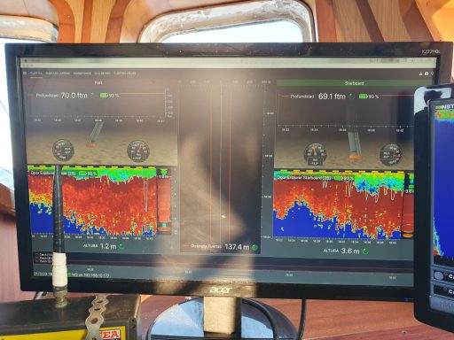 Trawl Motion autotrawl Mori Carlo puertas voladoras Sea Hawk Hnos San Salvador